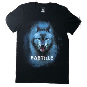 Bastille 2014 Band T Shirt with Wolf image small